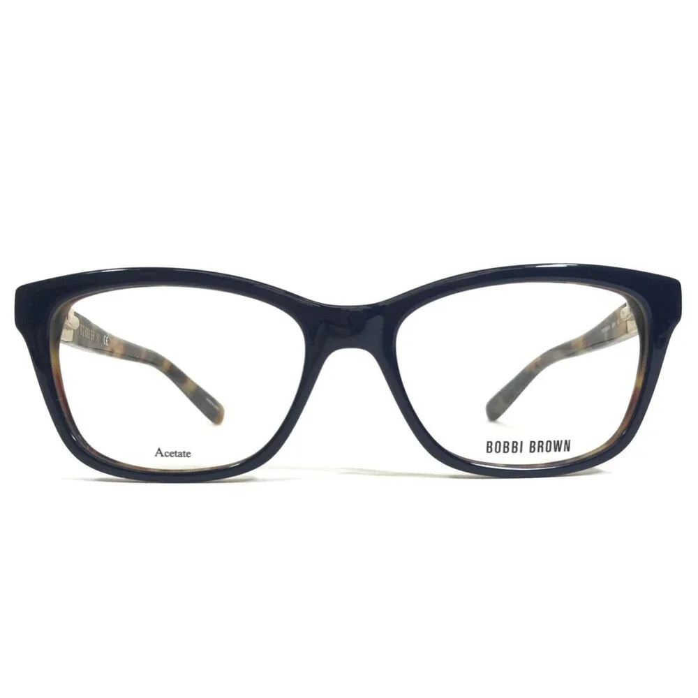 Bobbi Brown Eyeglasses Frames THE INDIA/N JBW Blue Tortoise Cat Eye 52-17-135